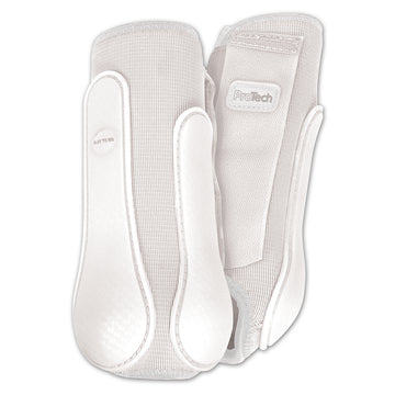 Large Classic Rope Company Horse Boots Pro Tech Front White